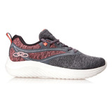  Olympikus Treino Alfa 2 Tênis Feminino Esportivo Cor Chumbo/coral Tamanho 37