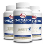  Omegafor Plus Vitafor Pote 120 Un Kit Com 3 Unidades