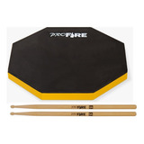 Pad Estudo Bateria Praticável Profire 150 + Par Baqueta 5a