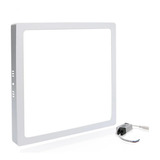 Painel Plafon 25w Led Quadrado Sobrepor Branco Frio Teto