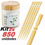  Palitos Petisco Finger Food Espeto De Bambu C/1700 Unidades
