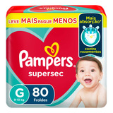 Pampers Supersec Pacote De Fraldas