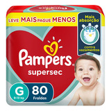 Pampers Supersec Pacote De Fraldas