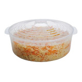 Panela Arroz Legumes P/ Microondas Multiuso 2,6l Com Tampa