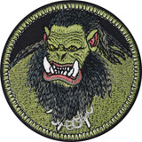  Patch Bordado Monstro Ogro Para | Distintivo De Criatura De