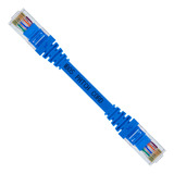 Patch Cord Cat6 Cca - 15 Cm Azul Cabo De Rede