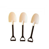 Pazinha De Plástico Mini Para Jardinagem Vasos Kit Com 25