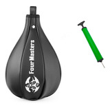  Pera Boxe Punching Ball Treino Velocidade + Bomba De Ar