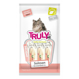  Petisco Truly Creamy Sabor Salmão E Cranberry 5un Gatos 