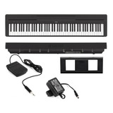 Piano Digital P-45 Preto Yamaha + Fonte Bivolt Pedal Sustain