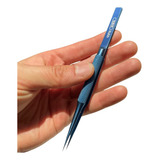  Pinça De Titânio Azul Antiestática