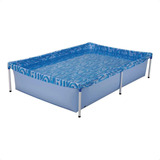  Piscina Armação Infantil 1000 Litros Retangular Desmontável