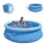 Piscina Inflável Circular Portátil 2500 L Es304 Atrio
