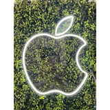Placa Neon Led Apple Decoração