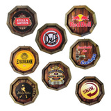  Placas Decorativas Retrô Vintage Cervejas Bebidas Bar 5pcs