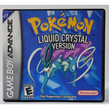  Pokemon Liquid Crystal Cartucho Fita Gba / Nds Compatível 