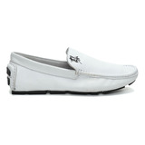  Polo Mocassim Masculino Couro 