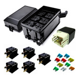  Porta Rele Caixa Com 6 Reles E Fusíveis Para Fueltech Kit