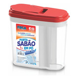Pote Para Armazenar Sabão Em Pó 1kg Plástico Com Tampa