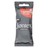 Preservativo Lubrificado Jontex Pacote Leve 8 Pague 6 Unidades