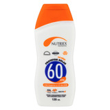 Protetor Solar Fps 60 Nutriex Profissional Frasco 120ml