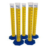  Proveta Plástica Graduada 250ml Polipropileno Kit. 5 Nalgon