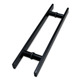 Puxador Porta Madeira/correr Inox 45cm Duplo (par) 30x10mm Cor Polido