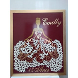  Quadro De Assinatura 65 X 55 De Debutante Vestido S/juros 