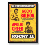 Quadro Decorativo Poster Rocky Balboa