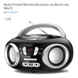 Rádio Portátil Mondial Boombox Up