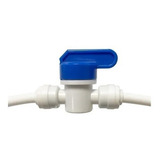  Registro Plastico Engate Rápido 1/4 6mm Mangueirinha Filtro