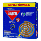  Repelente Espiral Baygon - (embalagem C/10 Espirais)