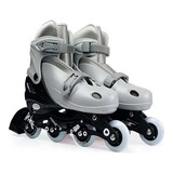 Roller Infantil Cinza Tamanho M Ajustável 34-37 Mor