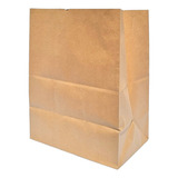  Saco Kraft Papel Marmitex Delivery Gg 30x37,5x19 100 Unid.