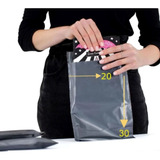  Saco Plastico 20x30 Cinza Lacre Sedex Correios 100 Und
