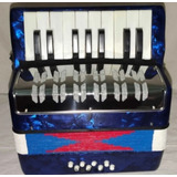 Sanfona Acordeon Semi Profissional 8 Baixos 17 Teclas