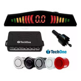 Sensor Estacionamento Ré 4 Sensores Display Cores Tech One