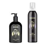  Shave Cream + Pós Barba Efervescente Cuidados Barba Baboon