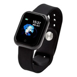Smartwatch Haiz T80 1.3 Caixa De Aço Inoxidável Preta Pulseira Preta