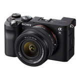  Sony Kit Alpha 7c + Lente Sel2860 Ilce-7cl Compacta Avançada Cor  Preto