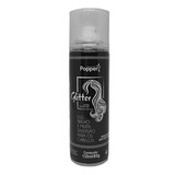 Spray Glitter Removível Para Cabelo Popper Prata E Dourado 