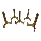  Suporte Grande Apoio Decoração Susplat Prato Mdf (50 Peças)