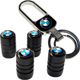  Tampa Bico Pneu Metal Chaveiro Carro Mosquetão Automotivo