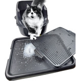  Tapete Higiênico Para Gato Coletor De Areia Limpa Patas 