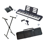 Teclado Casio Ct-s300 Bk Casiotone+pedal Sustain+suporte+bag