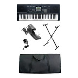 Teclado Roland Revas Kb-330 + Capa + Fonte + X Tripé+sustain