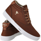 Tenis Sapatenis Polo Bra Masculino Sapatenis Cano Alto Bota