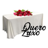  Toalha De Mesa Branca 12 Lugares 4,00 M X 3,00 M Reveillon