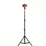 Tripé Iluminação 2,1 Metros Para Estudio+suporte De Celular