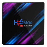 Tv Box H96 Max Rk3318 Padrão 4k 16gb Preto Com 2gb De Memória Ram